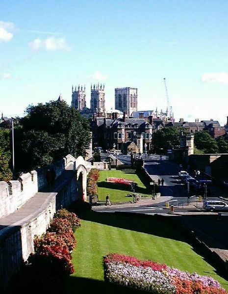 York Minster viewed from the City Wall, Ian Day