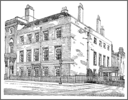 Drawing of Cleveland House