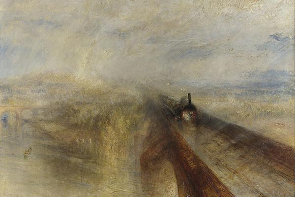 Detail from Rain, Steam and Speed by J.M.W. Turner 1844