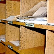 photo of pigeon holes