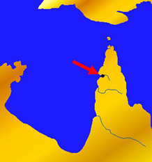 Map of Northern Australia showing Weipa location