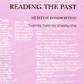Book cover: Reading the Past: Medieval Handwriting, by PM Hoskin and SL Slinn