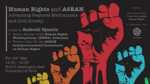 ASEAN human rights talk poster