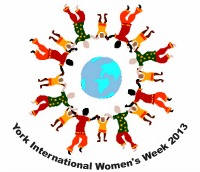 York International Women's Week 2013 logo