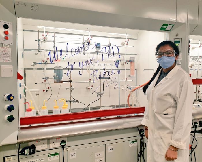 Ruhee at her fumehood on joining Avestro group
