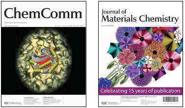 Journal covers feature liquid crystals
