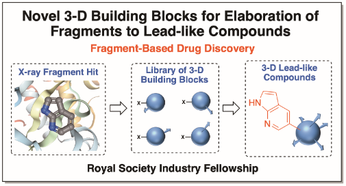 Novel 3-D Building Blocks for Elaboration of Fragments to Lead-like Compounds