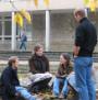 Students in discussion