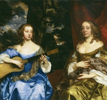 Detail from Sir Peter Lely, Two Ladies of the Lake Family, c. 1660. Copyright Tate, London 2010