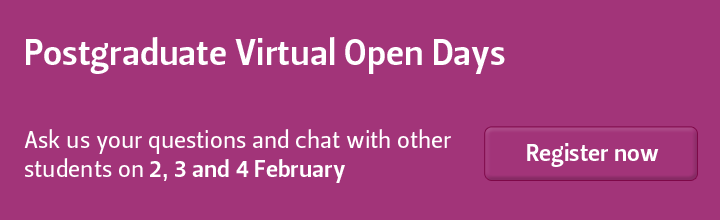 Register for the postgraduate virtual open day
