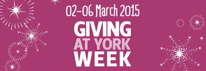Giving at York week - banner