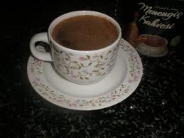 The coffee as it is sold and prepared  in Turkey