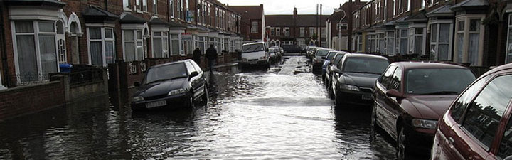 Flooded street. Photo: Flickr/castle79
