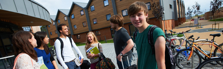 Students moving in to Langwith College. Photo by John Houlihan