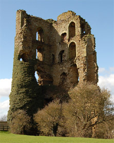 Former North-West corner of Sheriff Hutton castle (Photo: Flickr/tj.blackwell)