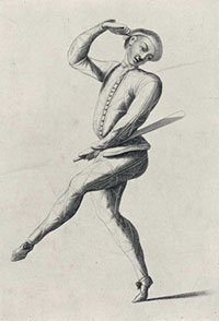 John Rich as Harlequin, c. 1720