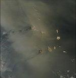 Sandstorm over Cape Verde: 1 January 2007 (MODIS)