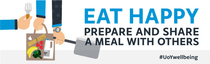 Eat happy - prepare and share a meal with others