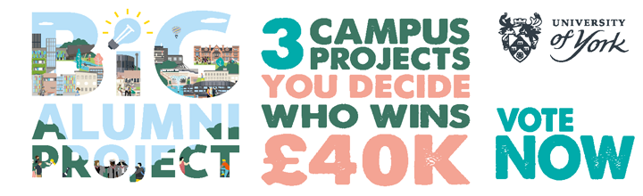 Three campus projects - you decide who wins £40k!