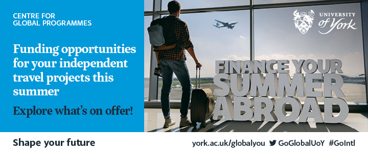 Finance your summer abroad. Funding opportunities for your independent travel projects this summer.