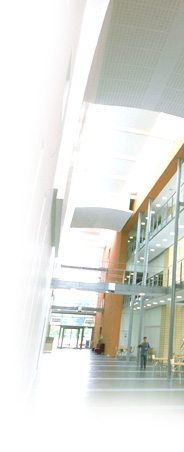 the atrium, biology department