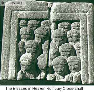 The Blessed in heaven, Rothbury cross-shaft