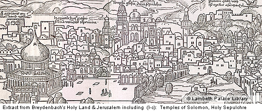Extract from Breydenbach's 'Holy Land and Jerusalem'