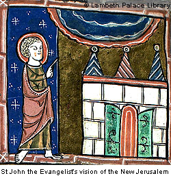St John the Evangelist's vision of the New Jerusalem