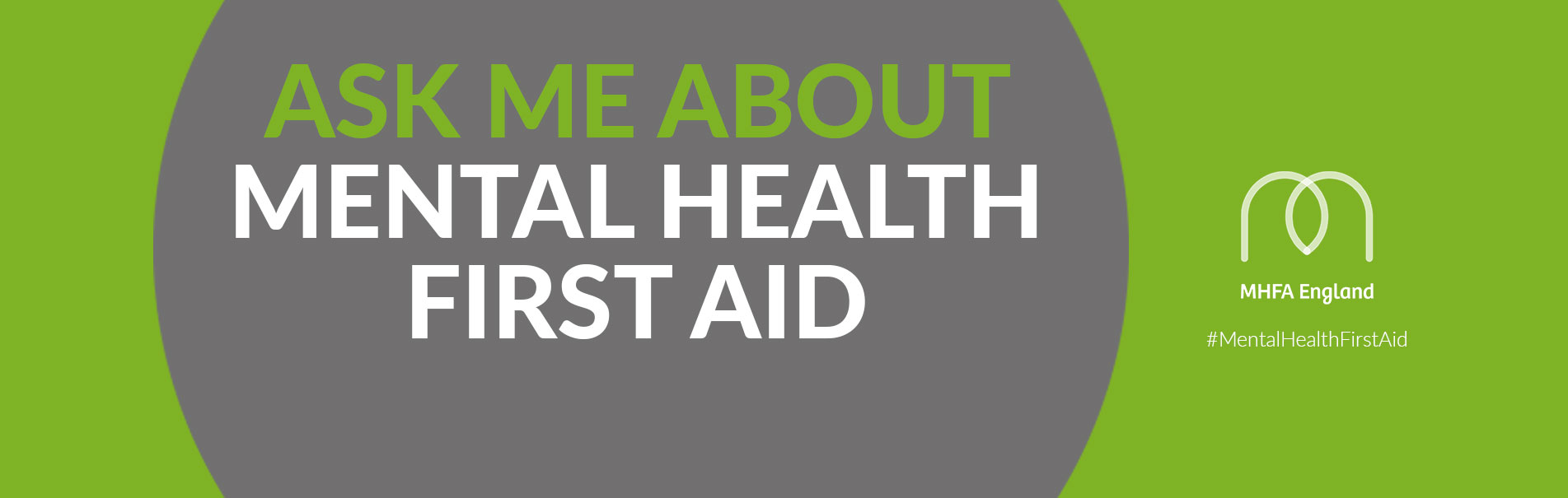 Mental health first aid banner