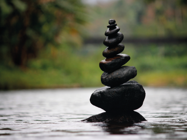 Balancing stones photograph
