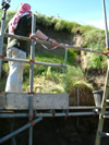 13.) Alan on scaffolding