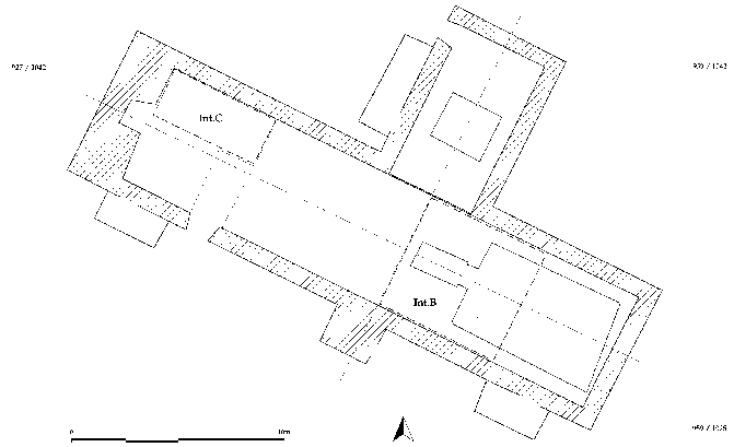 Proposed excavation areas in the church