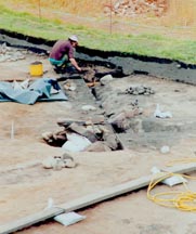 Image of 'souterrain' under excavation.