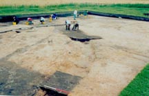 Image of putative entrance way area under excavation.