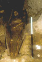 Image of cist burial.