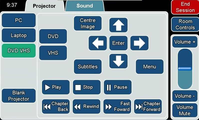 Touch screen controls