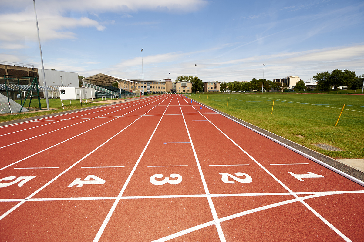 Athletics track, pavilion and stand - Investing in our campus