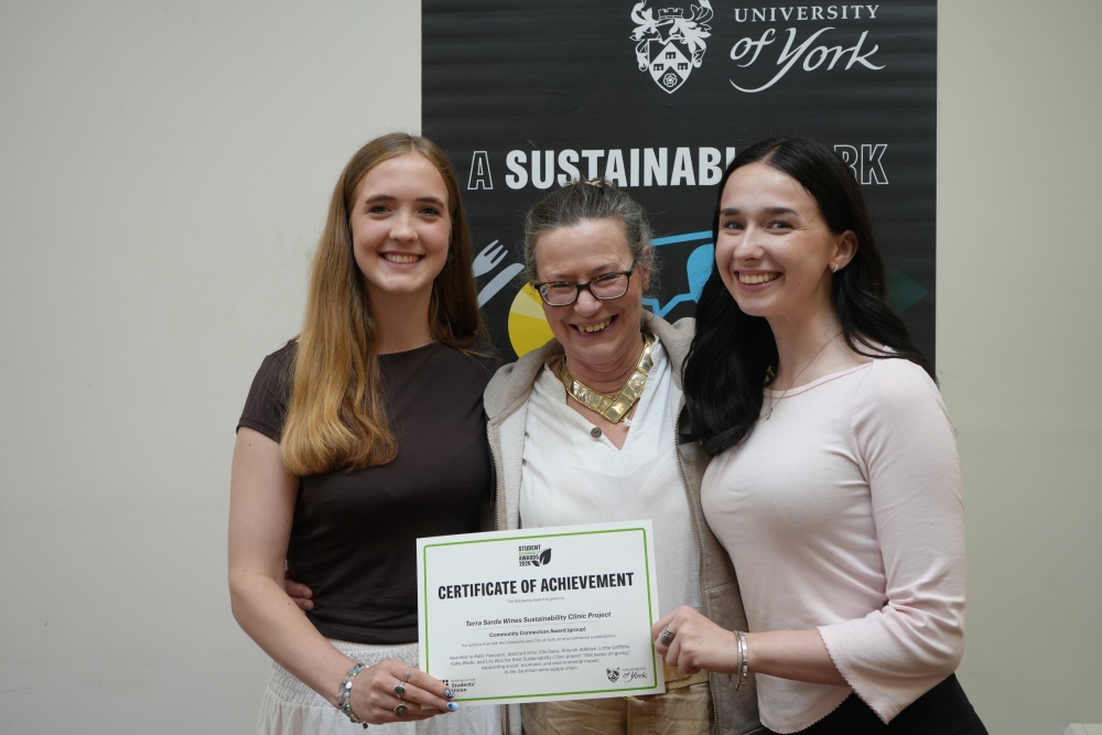 Student Sustainability Awards - Get involved, University of York