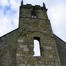 The west tower of St. Martin, Wharram Percy