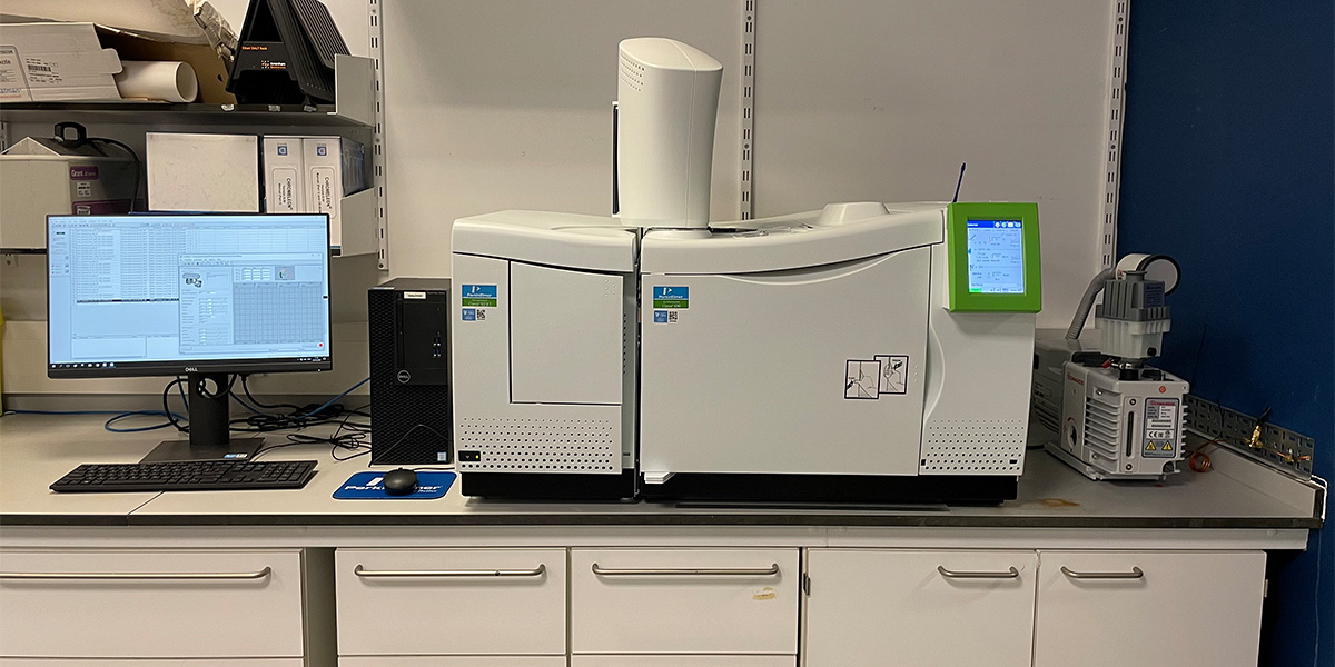 Gas Chromatography-Mass Spectrometer from PerkinElmer.