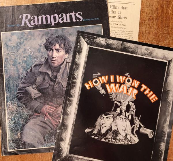 Promotional materials for 'How I Won The War' starring John Lennon