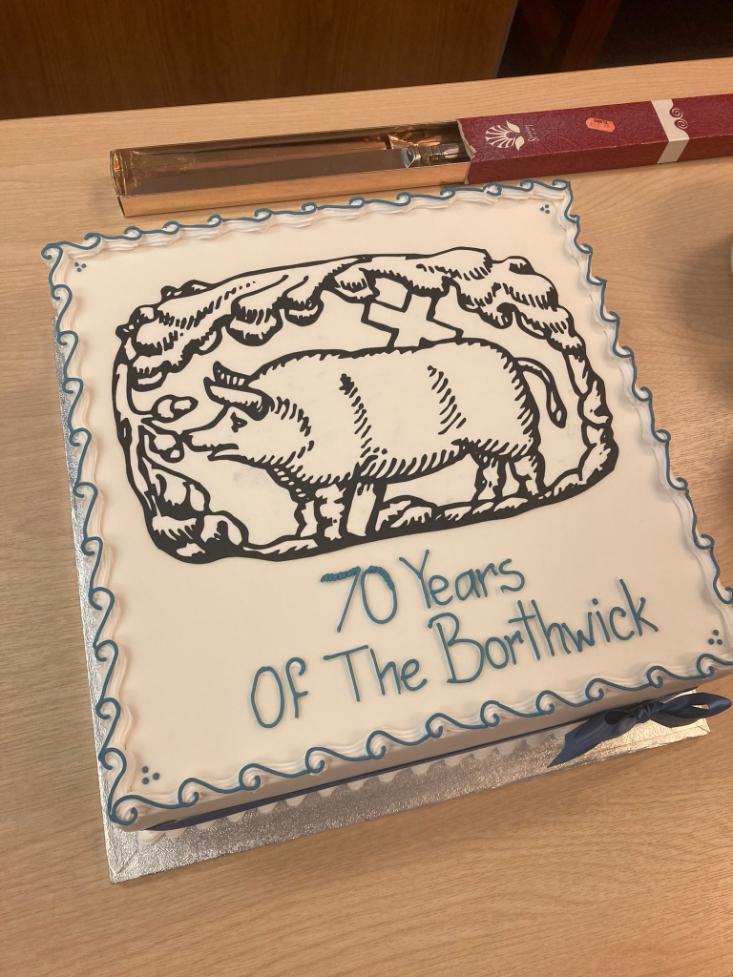 The Borthwick's 70th Birthday Cake