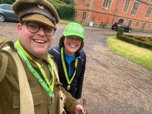 Gary Brannan and Laura Yeoman on the Great York Walk