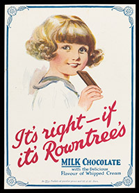 A Rowntrees chocolate advert - 