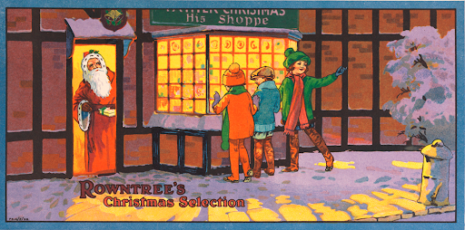 Advertisement for Rowntree’s Christmas Selection from the Rowntree Company Archive