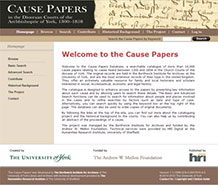 Cause Papers website