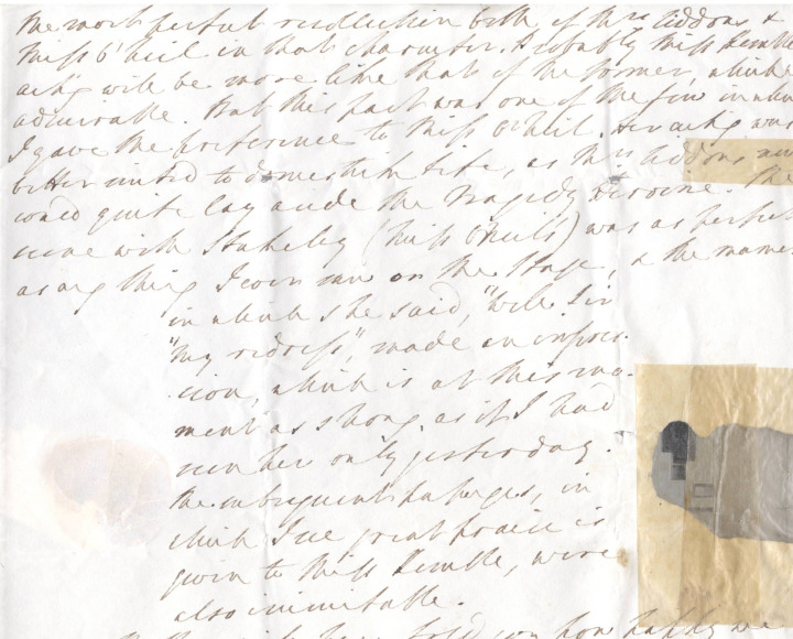 Kemble letter March 1830 part c