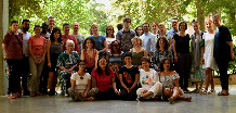 Participants at the wellbeing workshop in Barcelona, June 2019