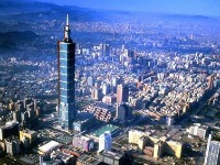 Taipei aerial shot