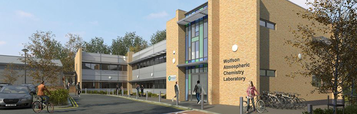 Wolfson Atmospheric Chemistry Laboratories (WACL) extension artists' impression
